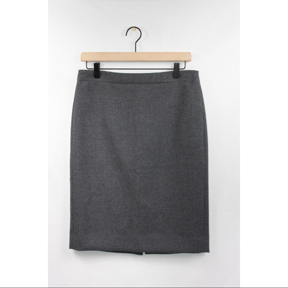 J Crew No 2 Pencil Skirt in Dark Gray 4